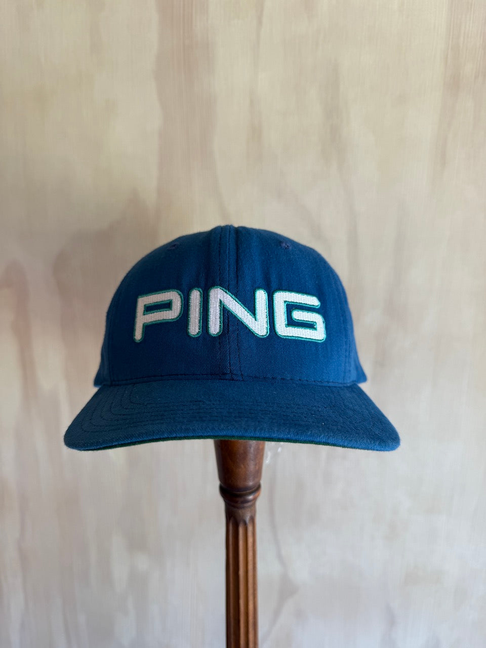 Vintage PING by Karsten Leather Strap Golf Hat