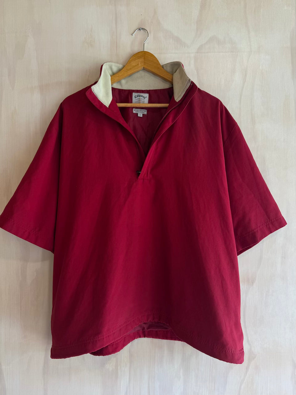 Y2K Callaway Golf 1/4 Zip SS Pullover (Boxy M)