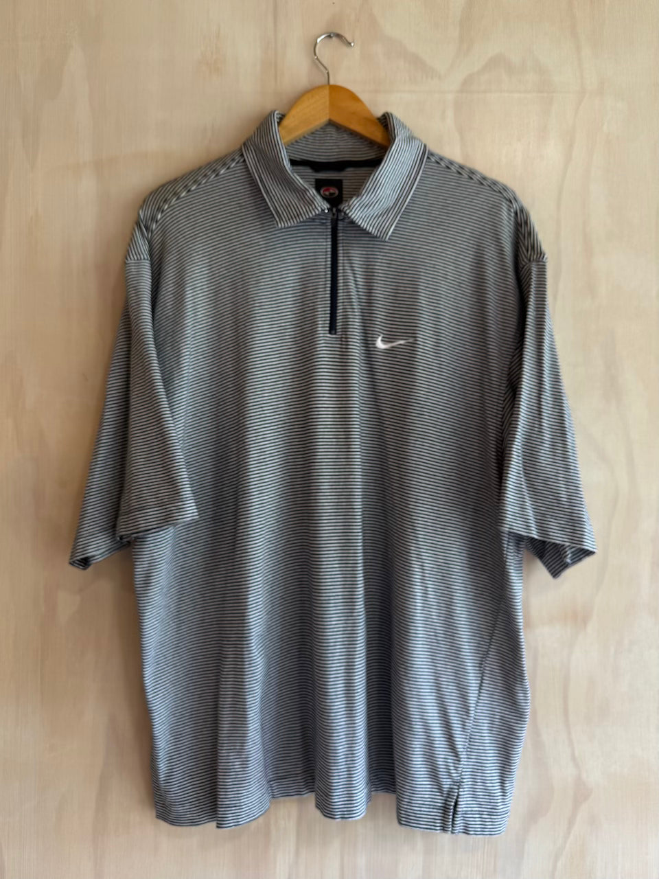 Vintage Nike Tiger Woods 1/4Zip Golf Polo (XL)