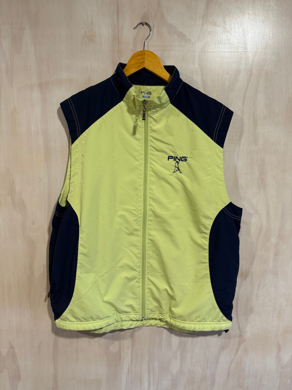 PING Highlighter Green Golf Vest (L)