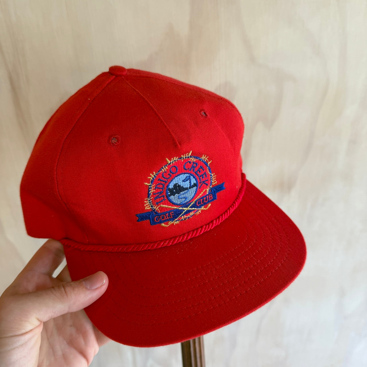 Vintage Indigo Creek Golf Rope Hat by Texace