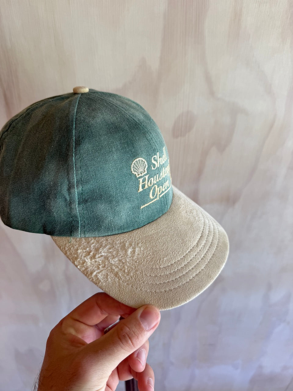 Vintage Shell Houston Open Golf hat by Texace