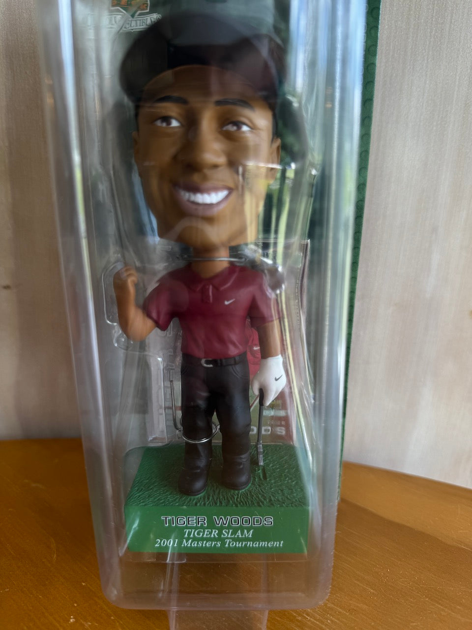 Vintage Tiger Woods Bobble Head 2001 Masters