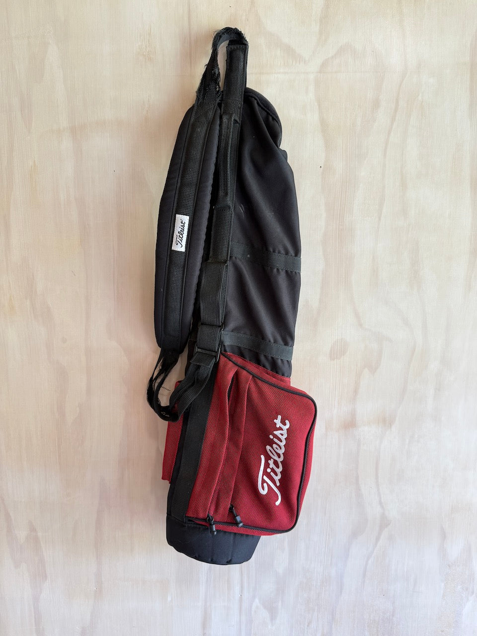 Vintage Titleist Golf Sunday Bag (Tears in strap)