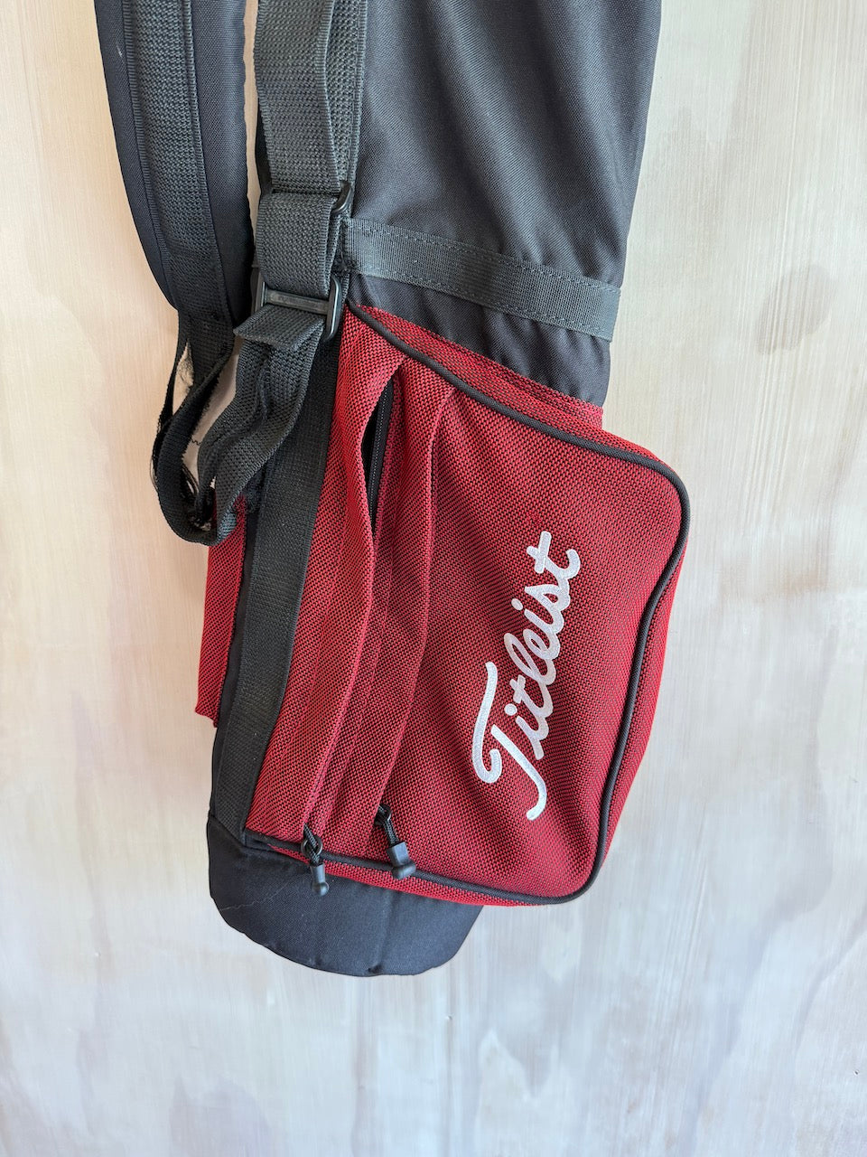 Vintage Titleist Golf Sunday Bag (Tears in strap)