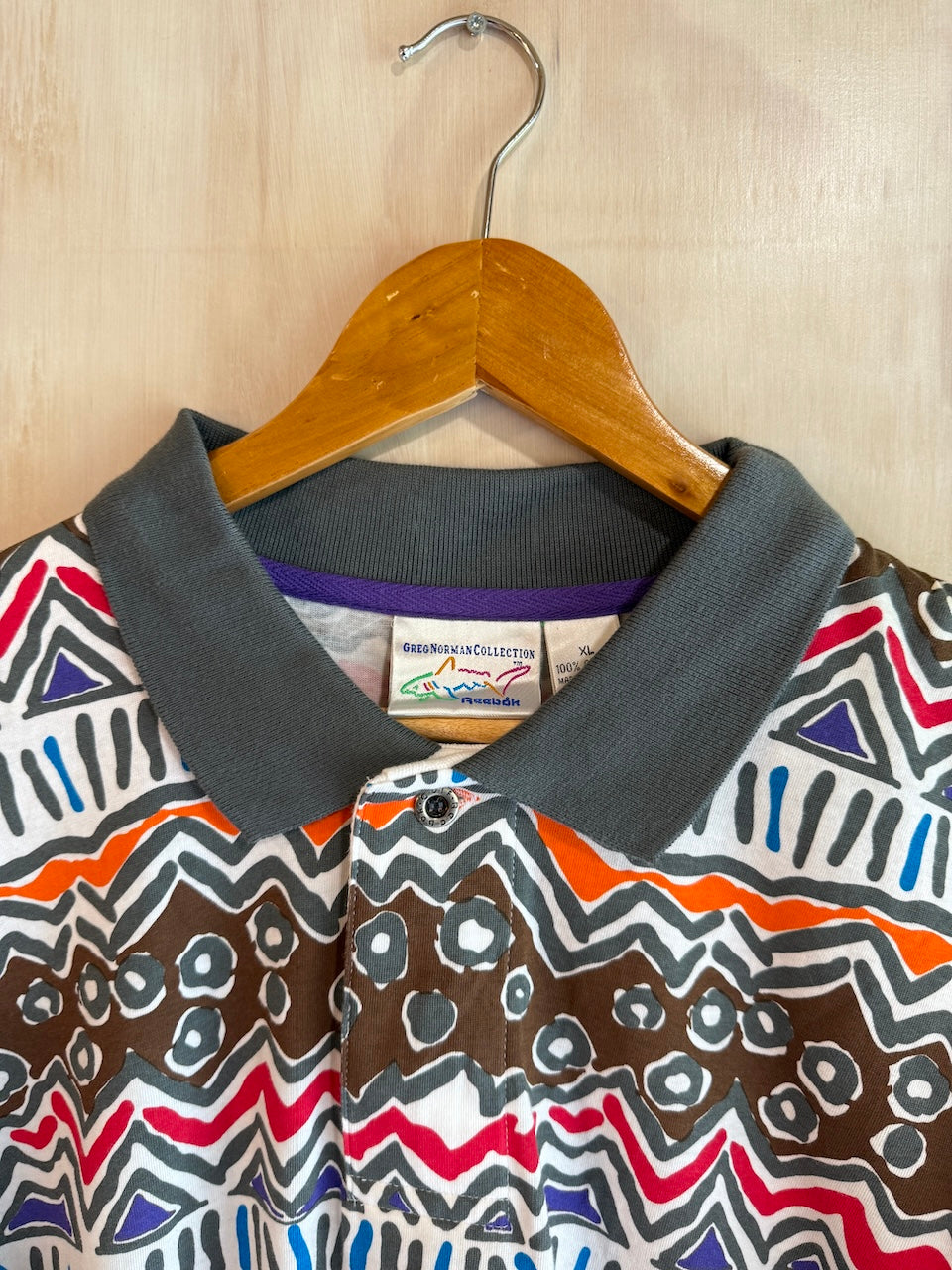 Vintage Greg Norman Shark Reebok Golf polo (XL)