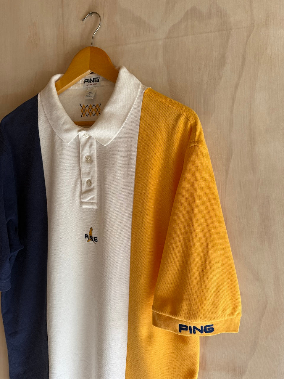 Vintage PING by Karsten Ping Man Golf Polo (XL)