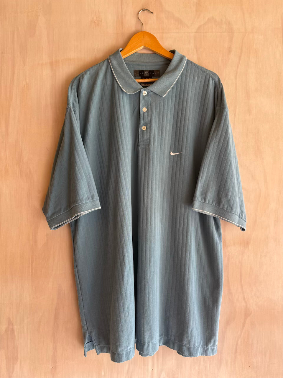 Y2K Nike Ribbed Golf polo (XXL)