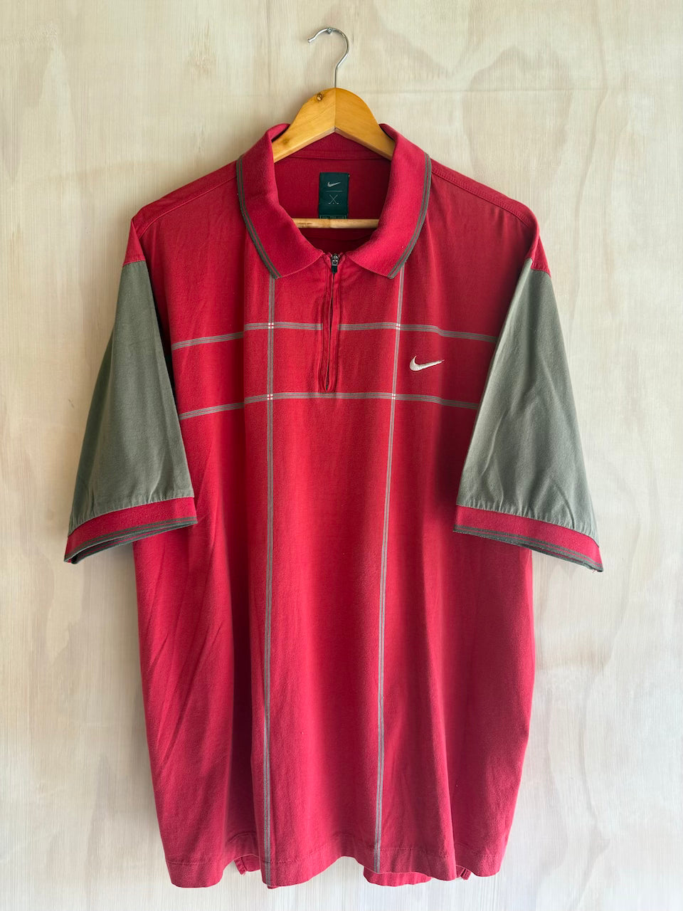 Vintage Tiger Woods Nike 1/4 Zip Golf polo (XL)