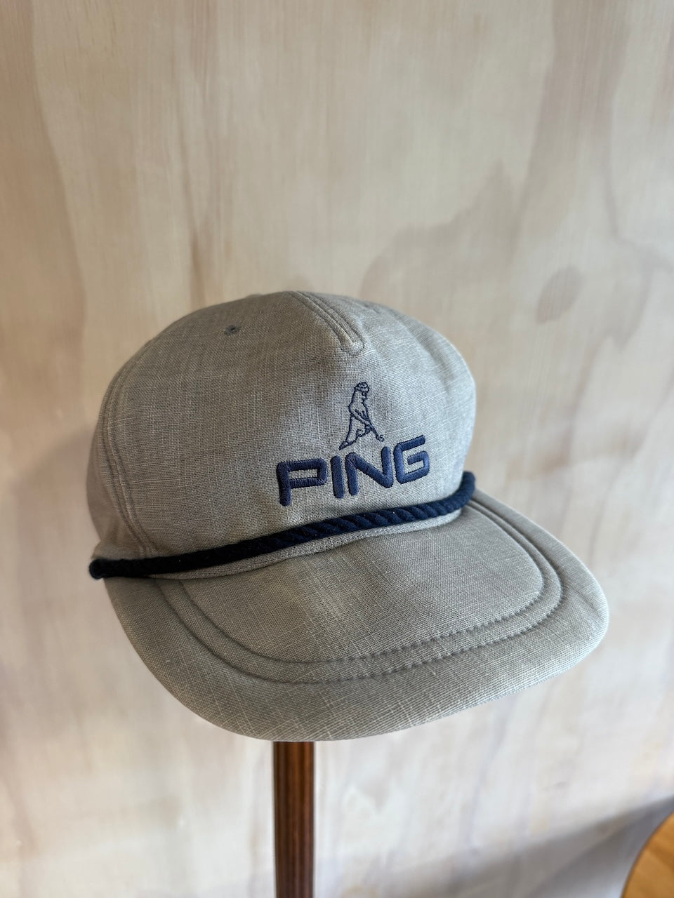 Vintage PING Rope Hat Zip Back