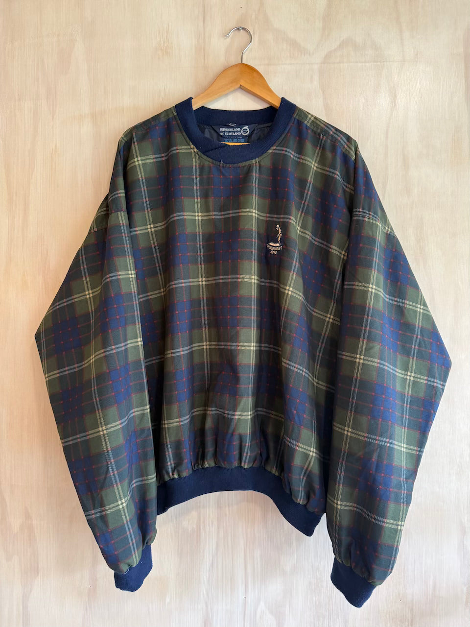 Vintage Pinehurst Plaid Golf Pullover (XXL)