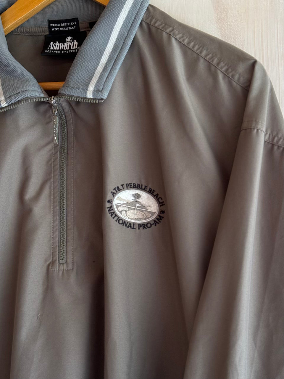 Vintage Pebble Beach Pro Am Golf Pullover 1/4 Zip (L)
