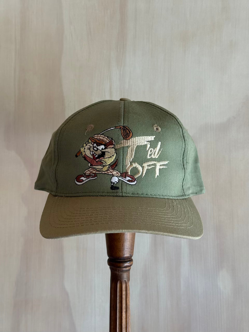 Vintage Taz Tee'd Off Golf Hat