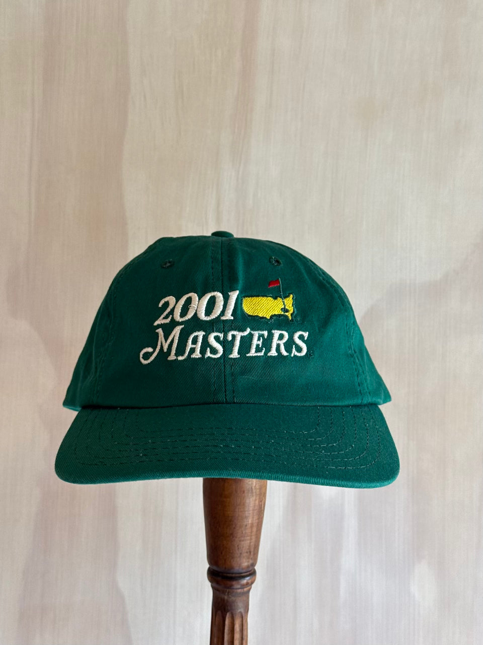 Vintage 2001 Masters Golf Hat (Tiger Win, NWT)