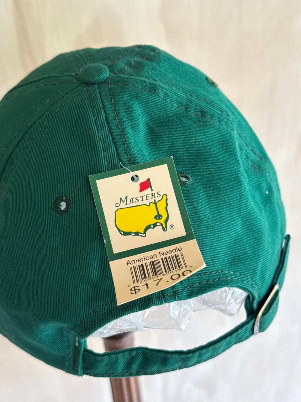 Vintage 2001 Masters Golf Hat (Tiger Win, NWT)