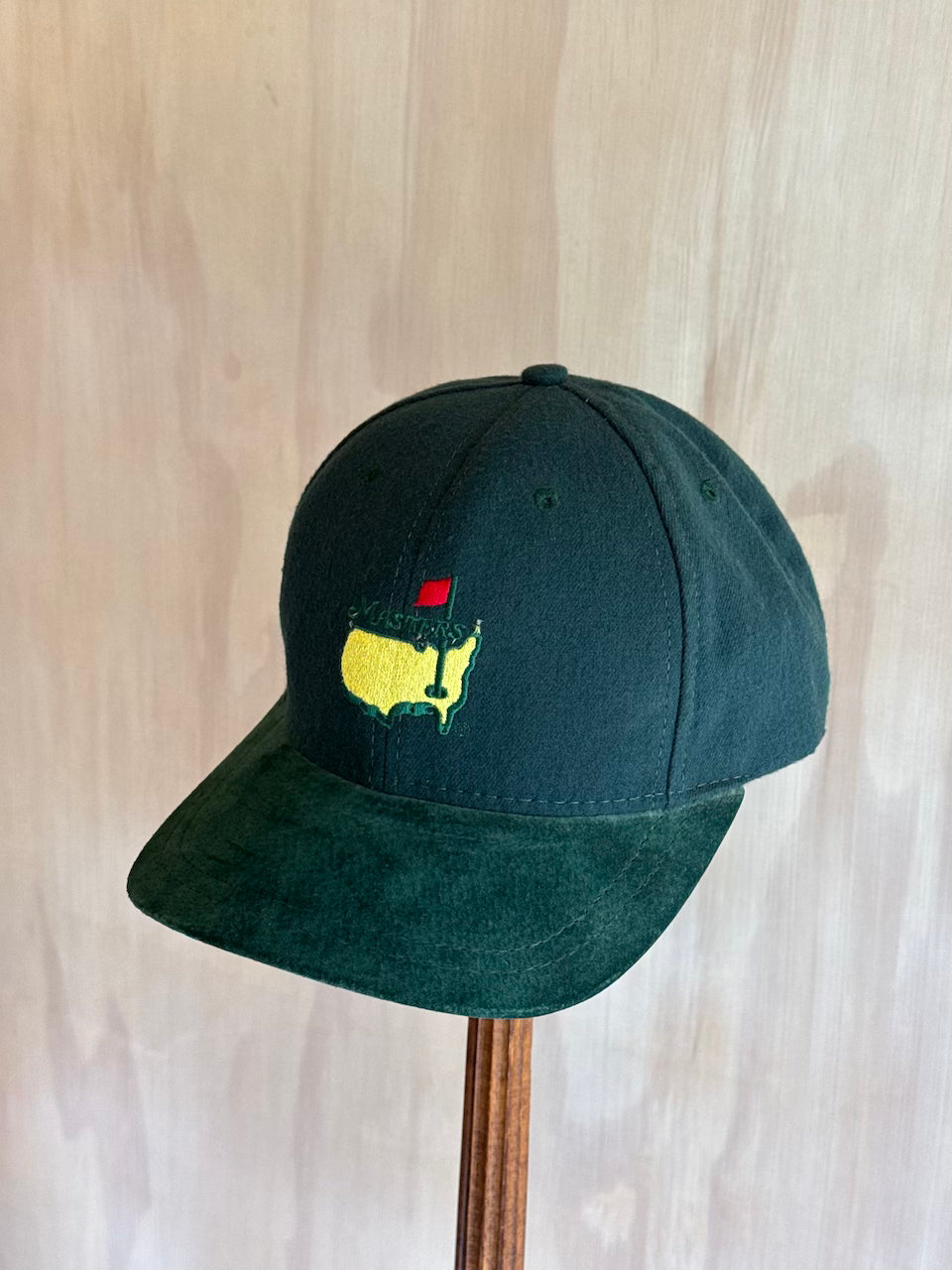 Vintage Masters Suede Brim Leather Strap Golf Hat