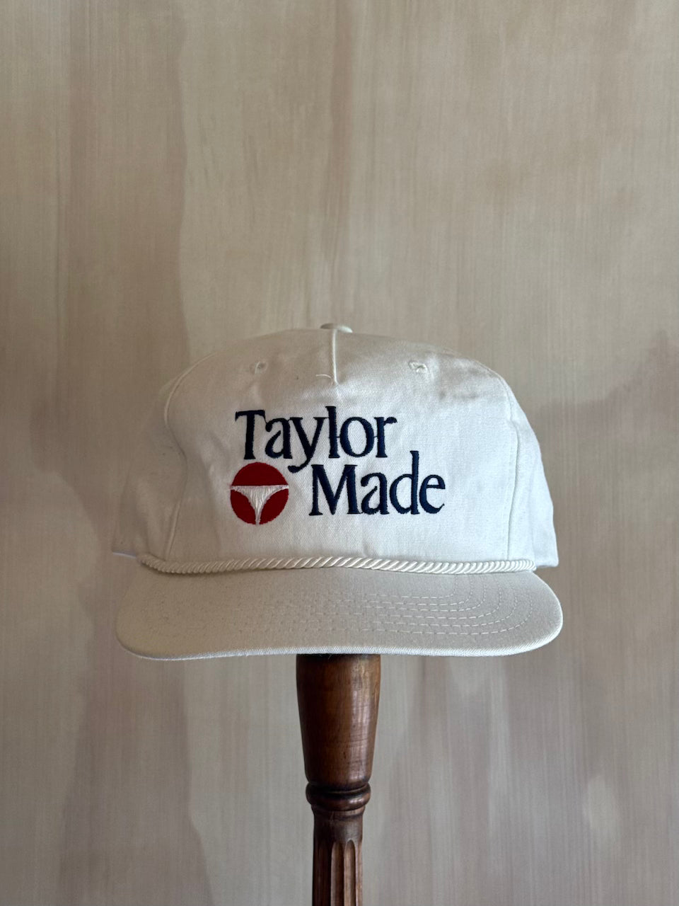 Vintage Taylormade Texace Rope Golf Hat Leather Strap