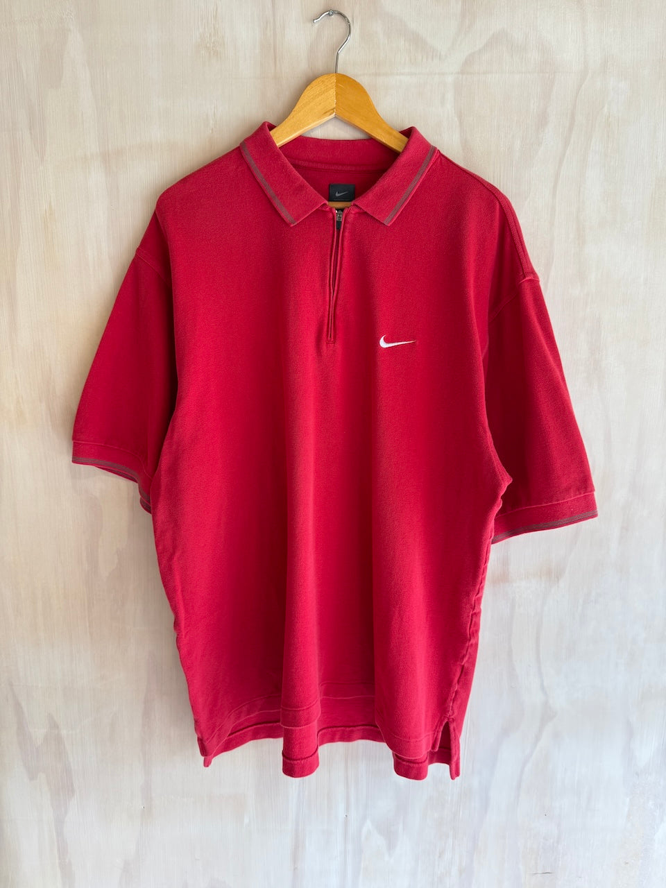 Vintage Tiger Woods 1/4 Zip Nike Golf Polo (XL)