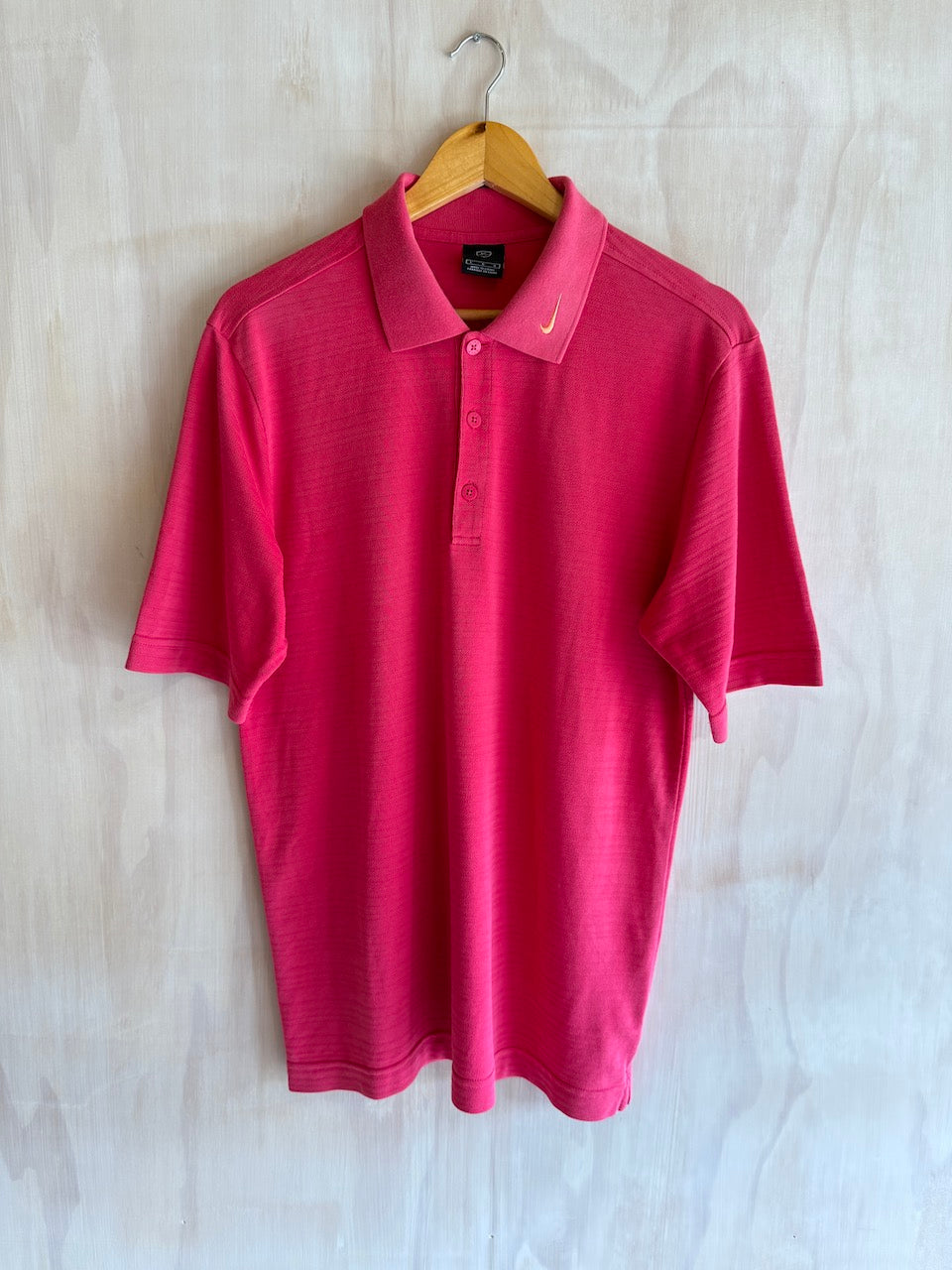 Y2K Nike Collar Swoosh Golf Polo (M)