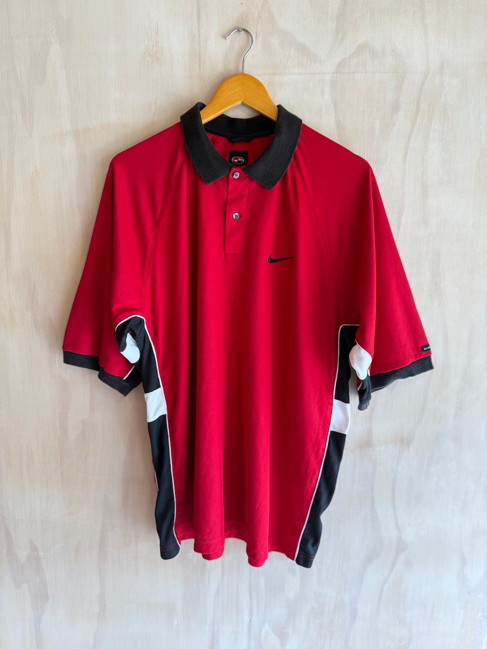Vintage Tiger Woods Sunday Red Nike Golf Polo (L)