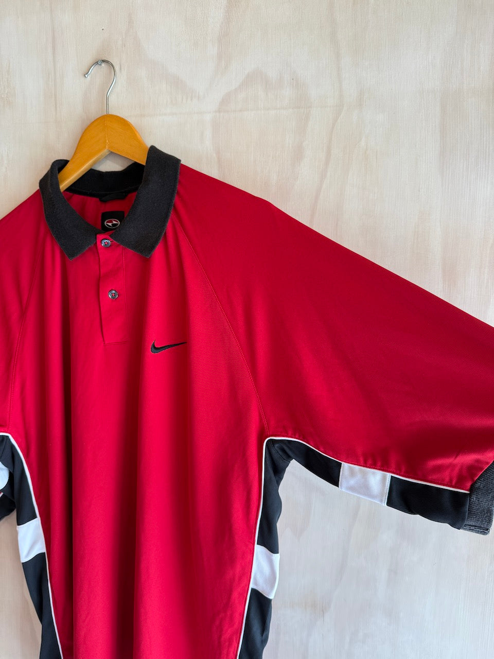 Vintage Tiger Woods Sunday Red Nike Golf Polo (L)