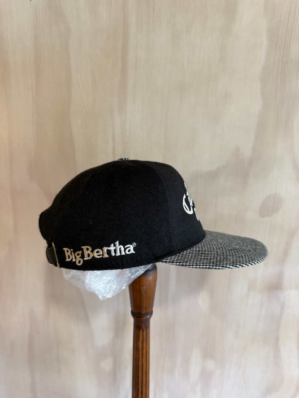 Vintage Callaway Big Bertha 2-Tone Golf Hat Leather Strap