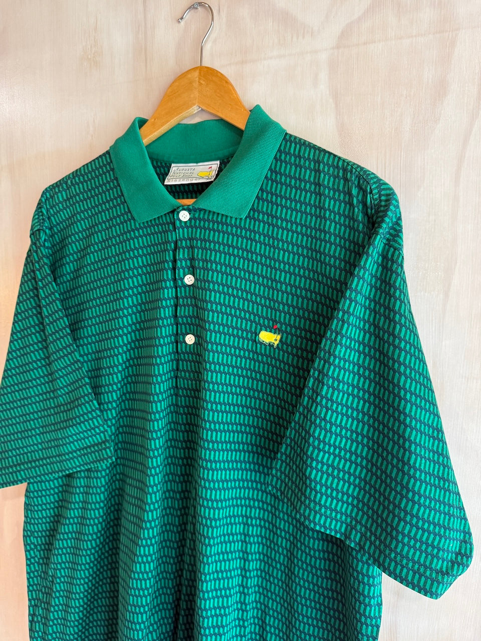 Vintage Geometric Masters Golf Polo by Slazenger (XL)