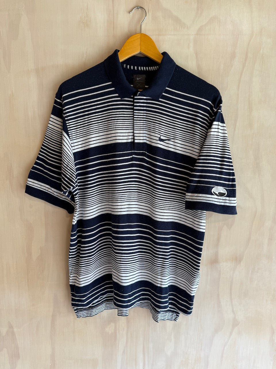 Vintage Tiger Woods Nike 1/4 Zip Golf Polo (S)