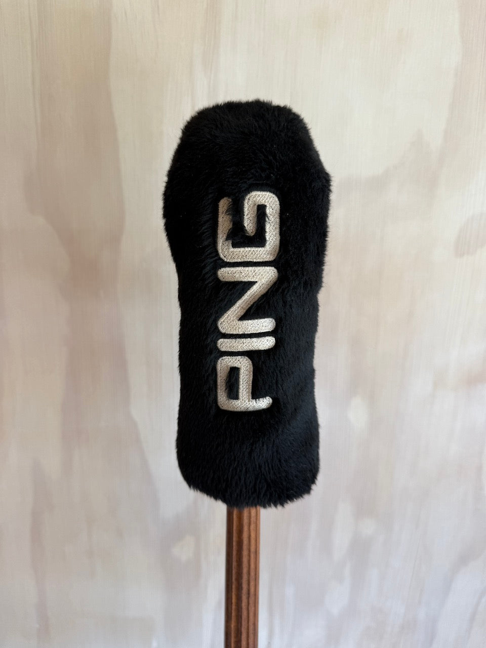 Vintage PING 5 Wood Plush Barrel Headcover