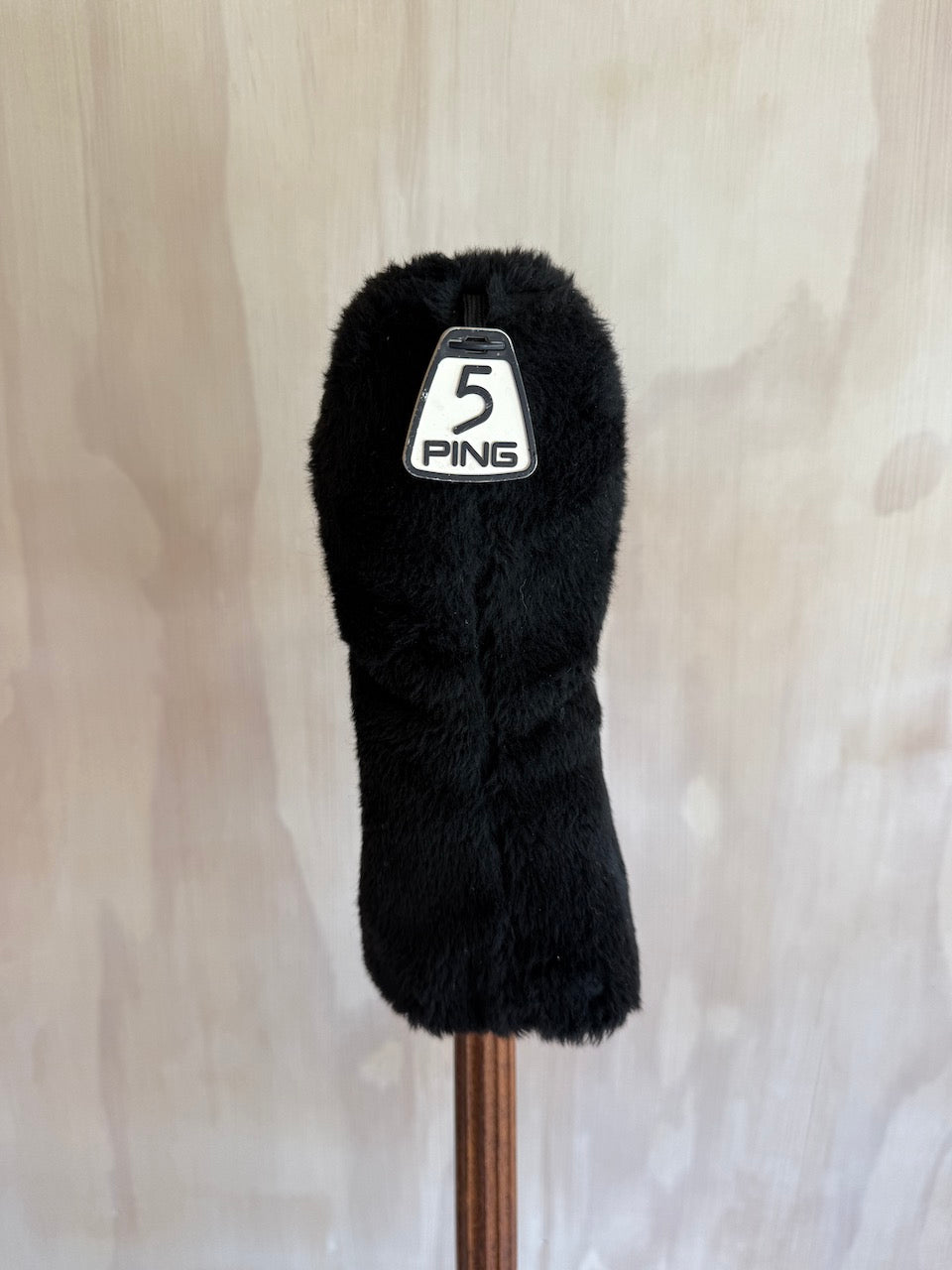 Vintage PING 5 Wood Plush Barrel Headcover