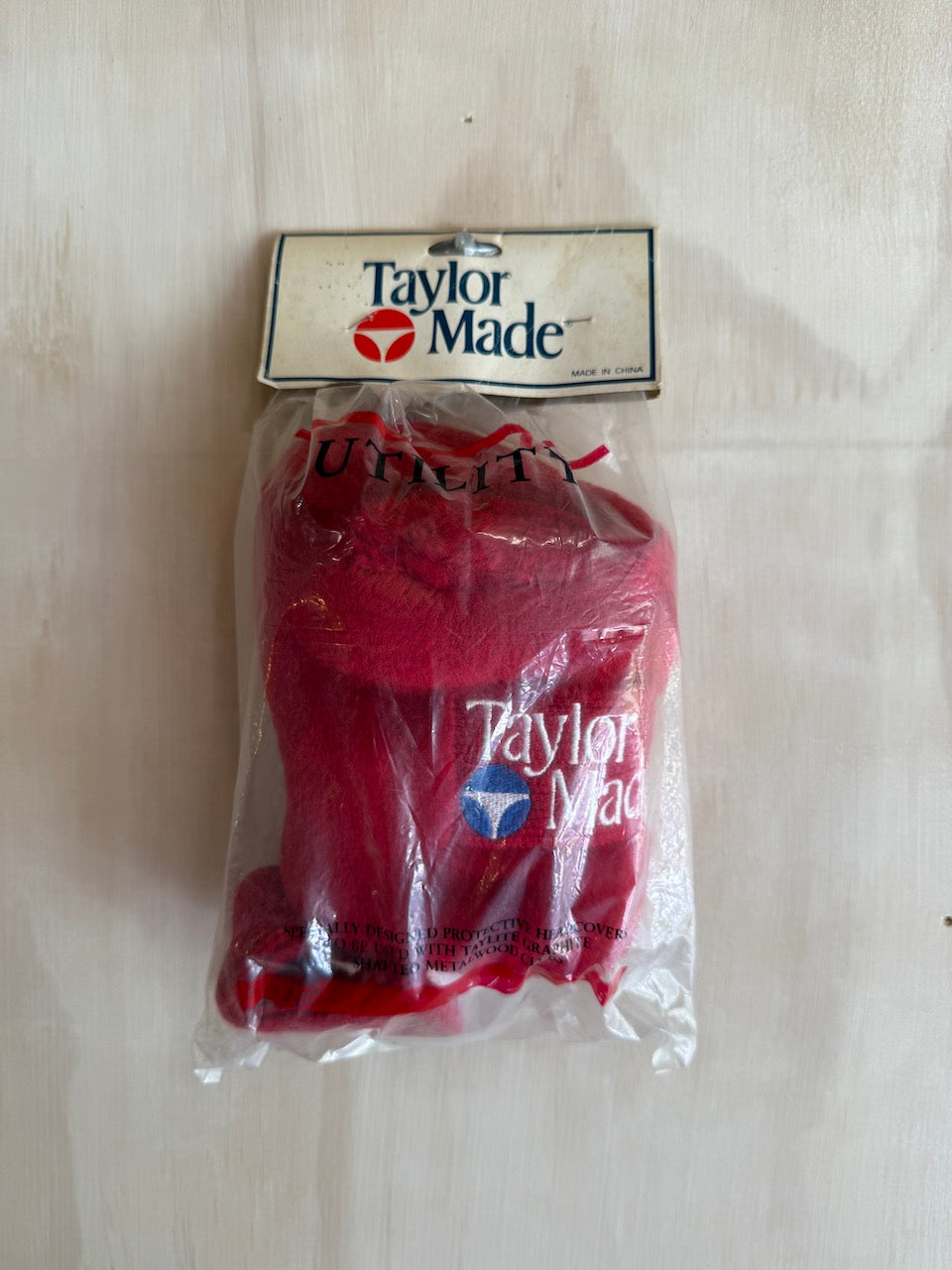 Vintage Taylormade Utility Wood Golf Headcover