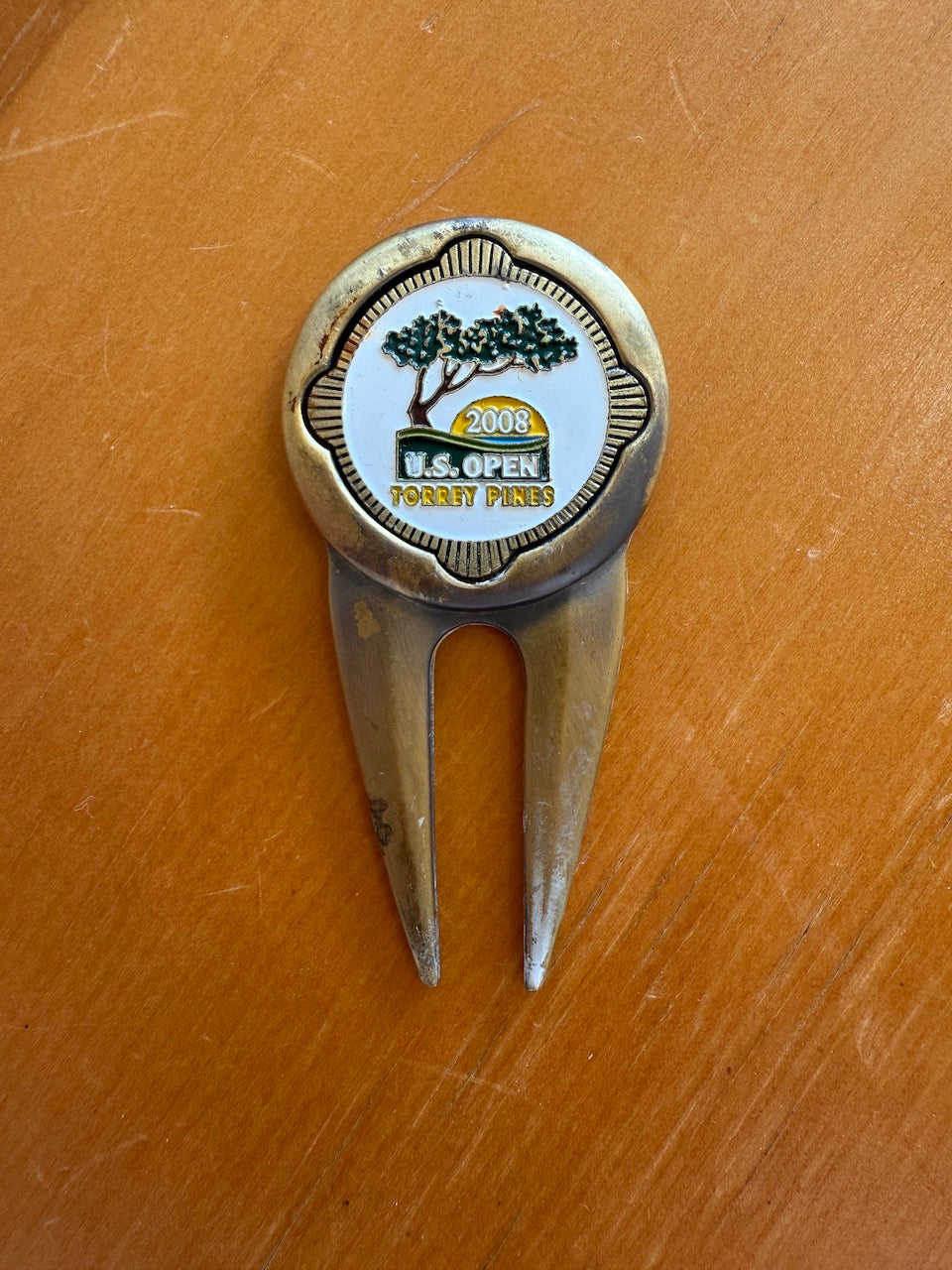Vintage 2008 U.S. Open Torrey Pines Ball Marker & Tool