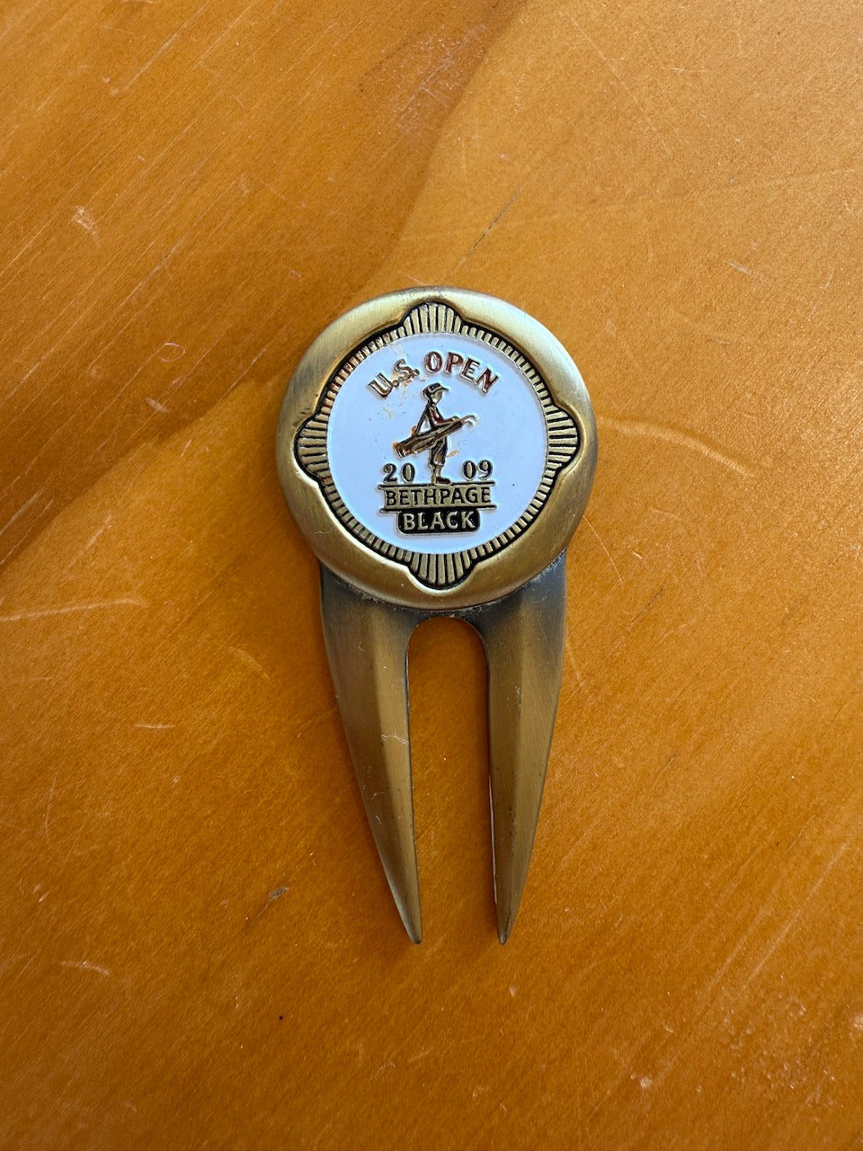 Vintage 2009 U.S. Open Bethpage Black Ball Marker & Tool