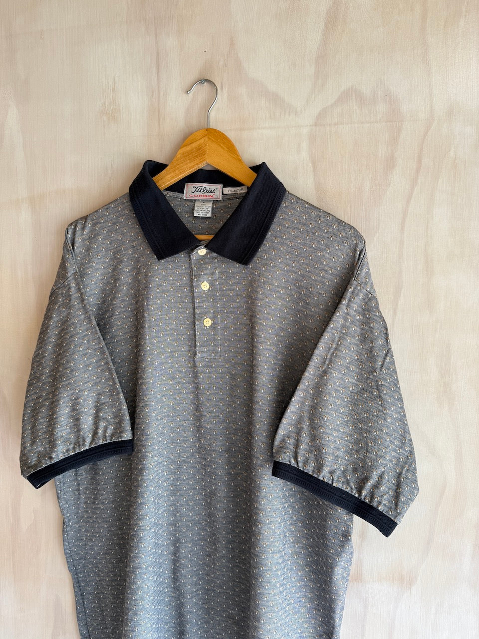 Vintage Geometric Titleist Golf Polo (XL)