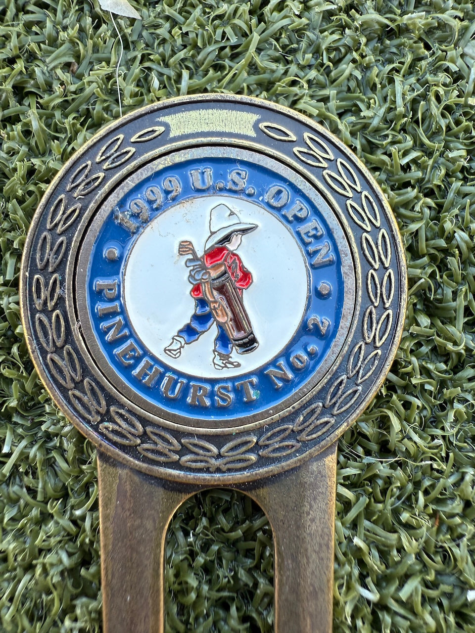 Vintage 1999 U.S. Open Pinehurst #2 Golf Ball Marker & Pitch Tool