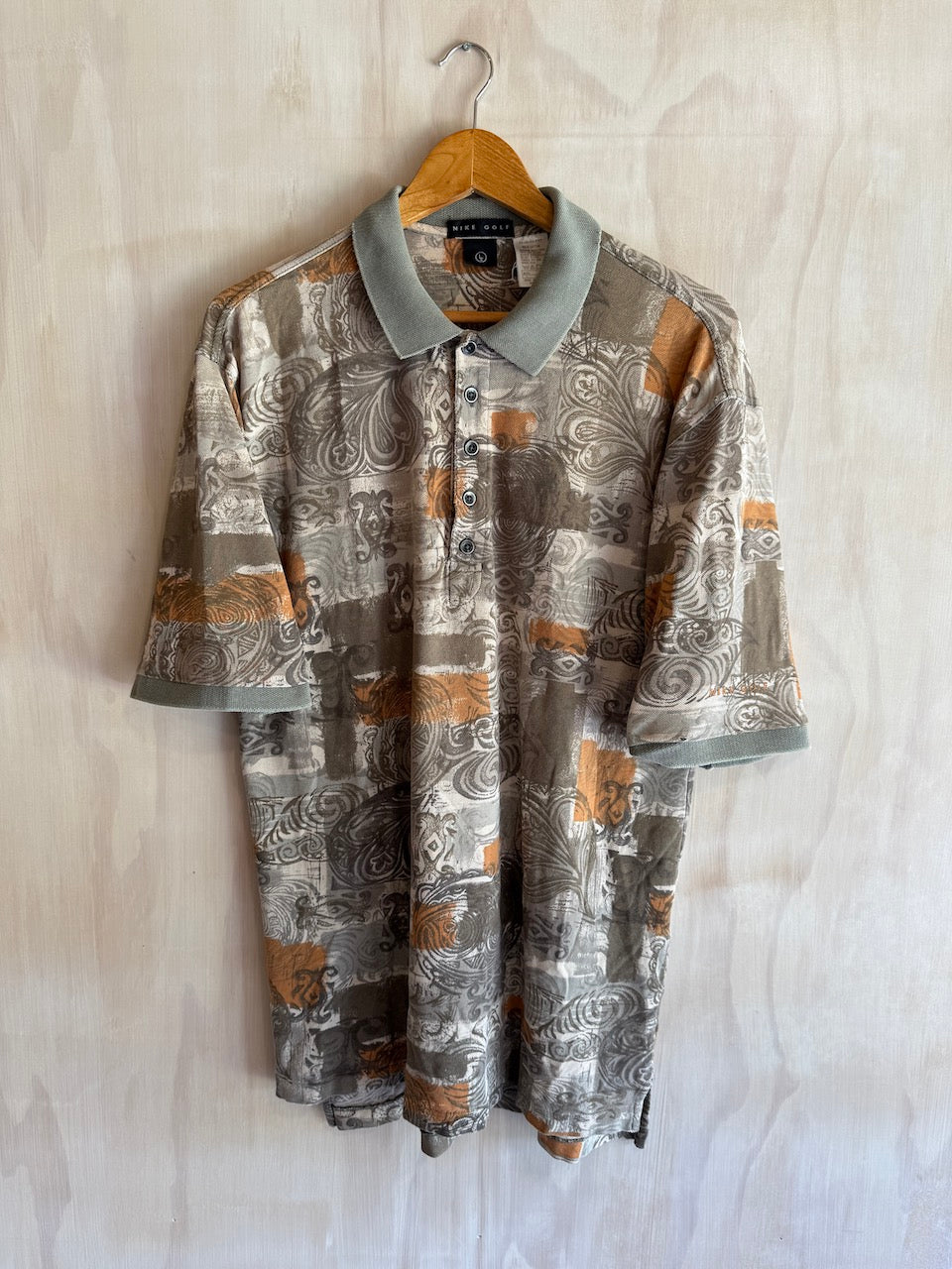 Vintage abstract Nike Golf Polo (M)