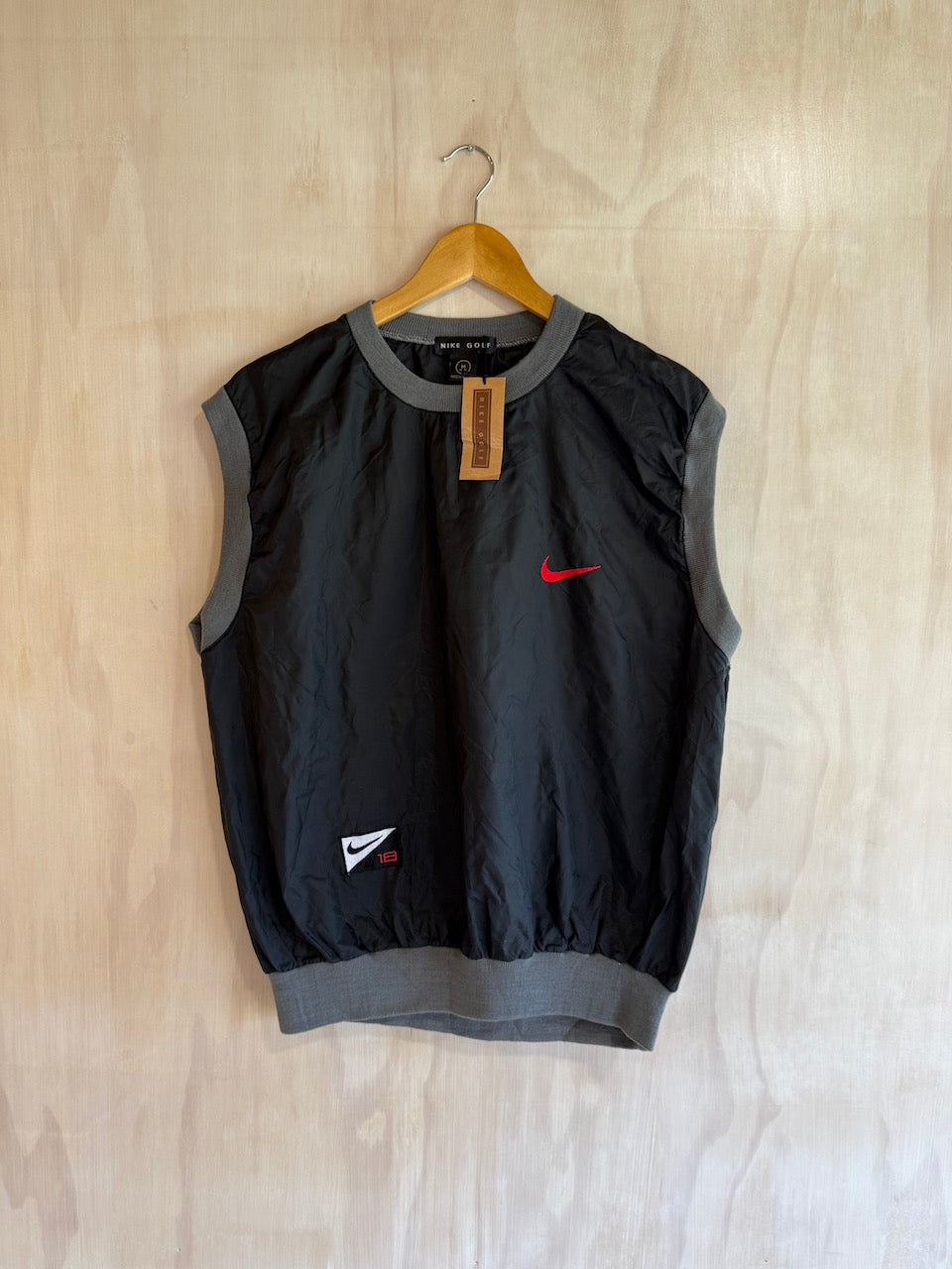 Vintage Swoosh 18 Nike Golf Vest Lightweight (M)