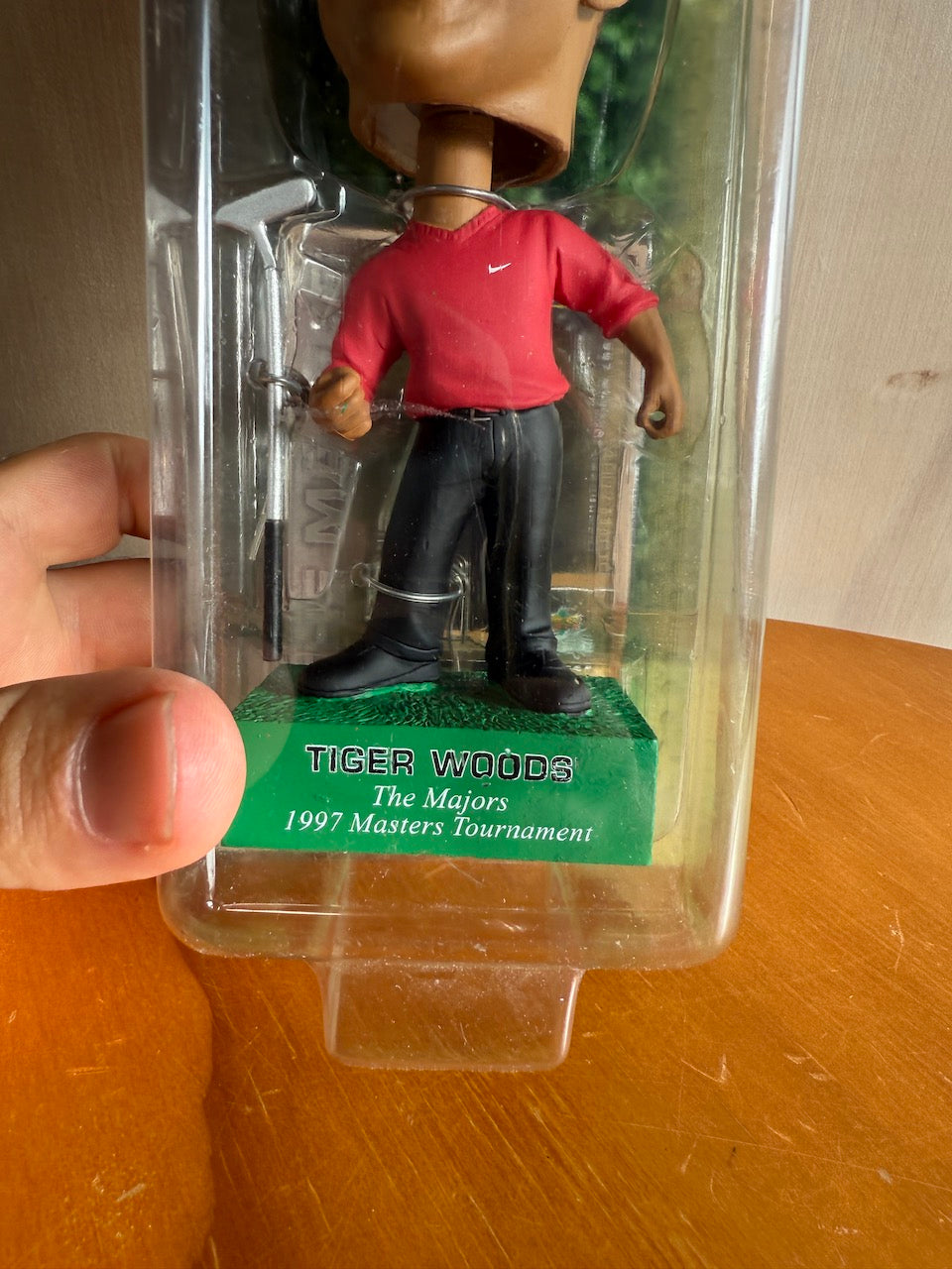 Vintage 1997 Tiger Woods Masters Golf Bobble Head