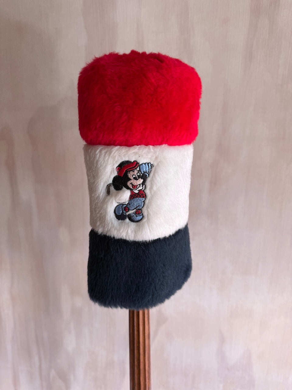 Vintage Mickey Mouse Plush Barrel Headcover #1 (Fits 3wood&smaller)