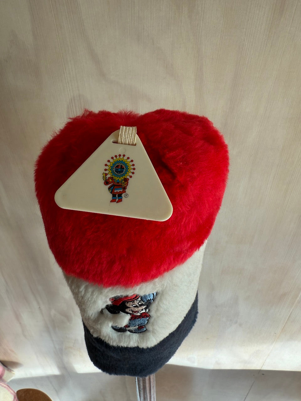 Vintage Mickey Mouse Plush Barrel Headcover #1 (Fits 3wood&smaller)