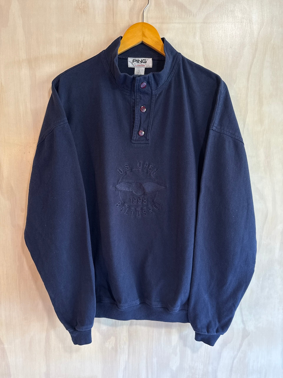 Vintage PING 1993 Baltusrol U.S. Open Henley Golf Top (M/L)