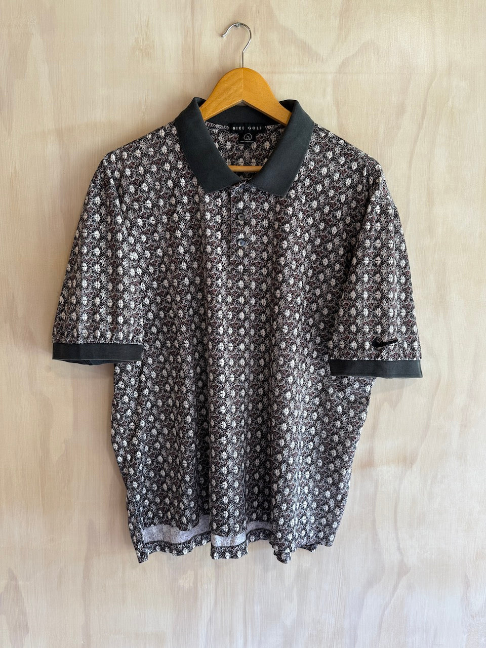 Vintage Geometric Nike Golf Polo (Boxy L)