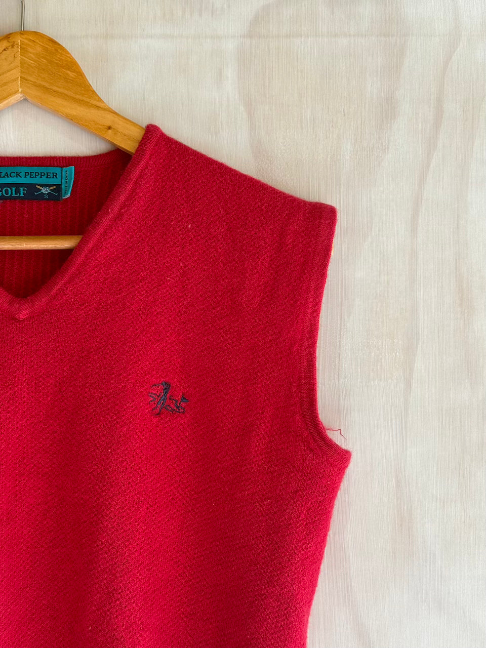 Vintage Black Pepper Golf Womens Golf Vest