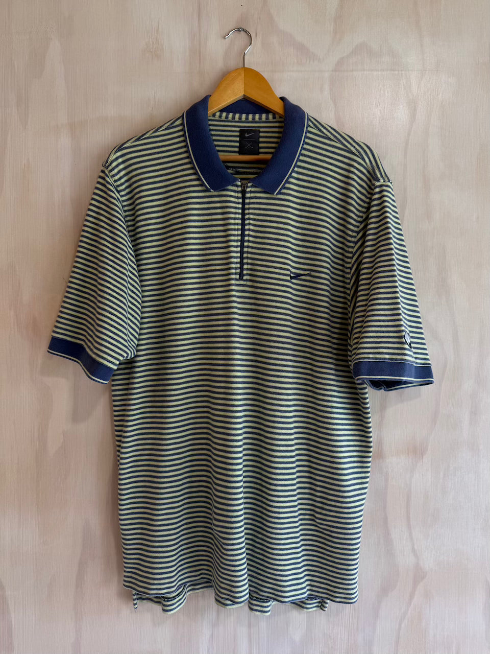 Vintage Nike Tiger Woods 1/4 Zip Golf Polo (L)
