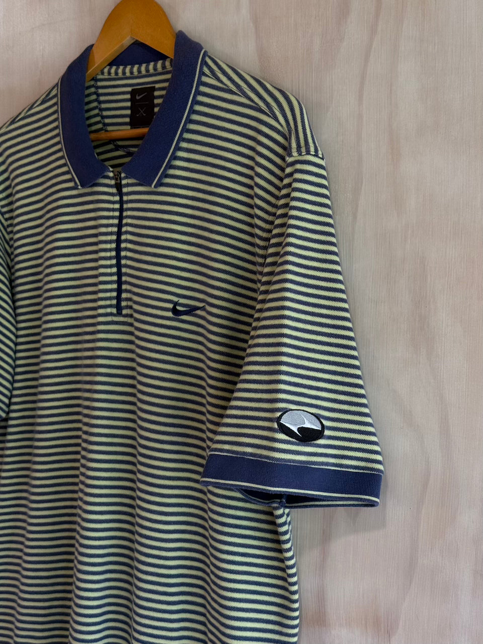 Vintage Nike Tiger Woods 1/4 Zip Golf Polo (L)