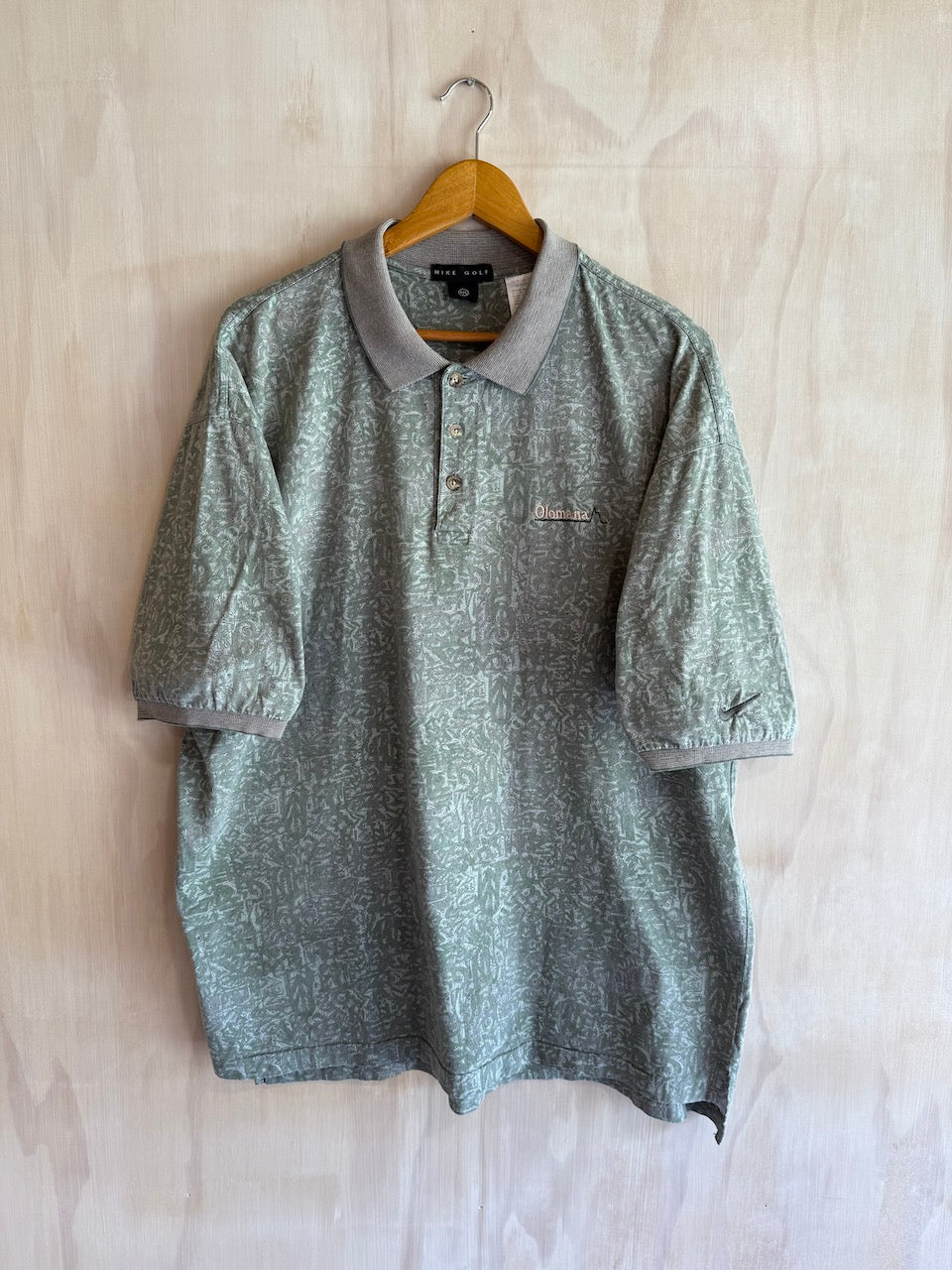 Vintage Abstract Nike Golf Polo (XXL)
