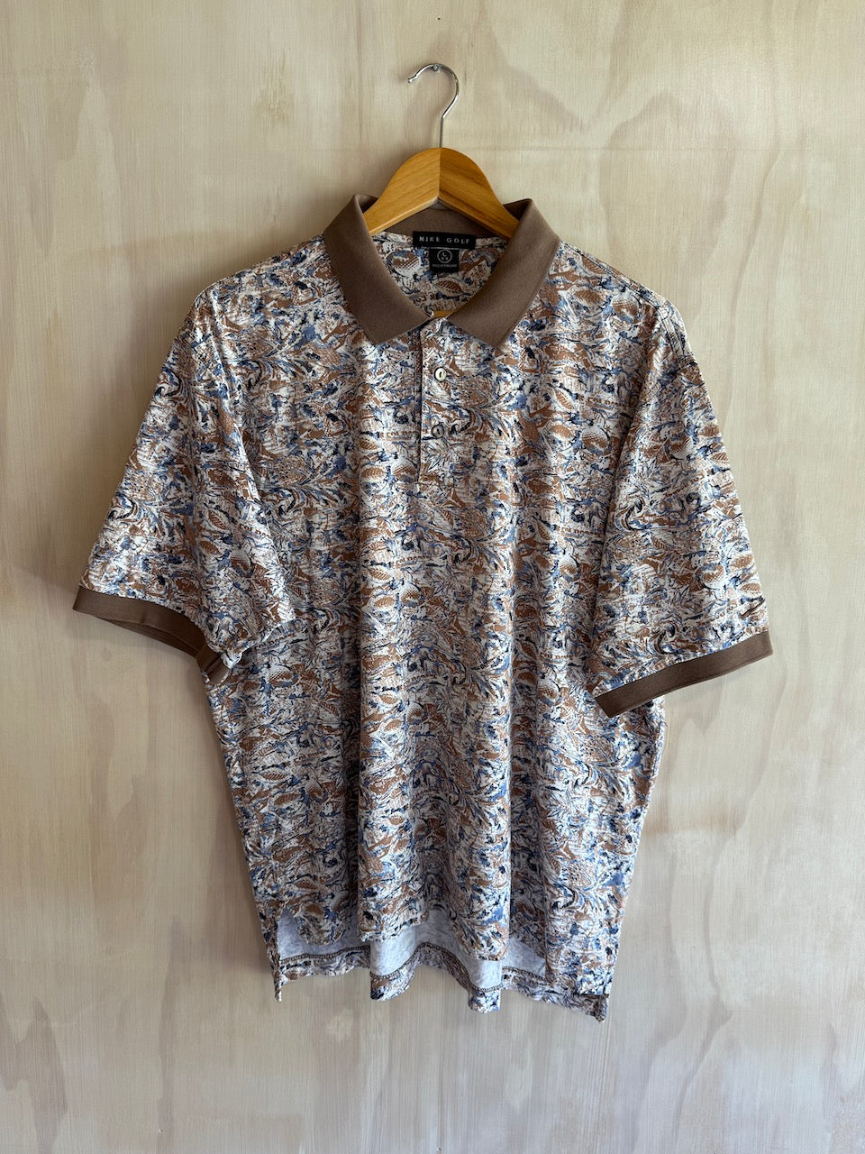 Vintage Abstract Nike Golf Polo (Boxy, L)