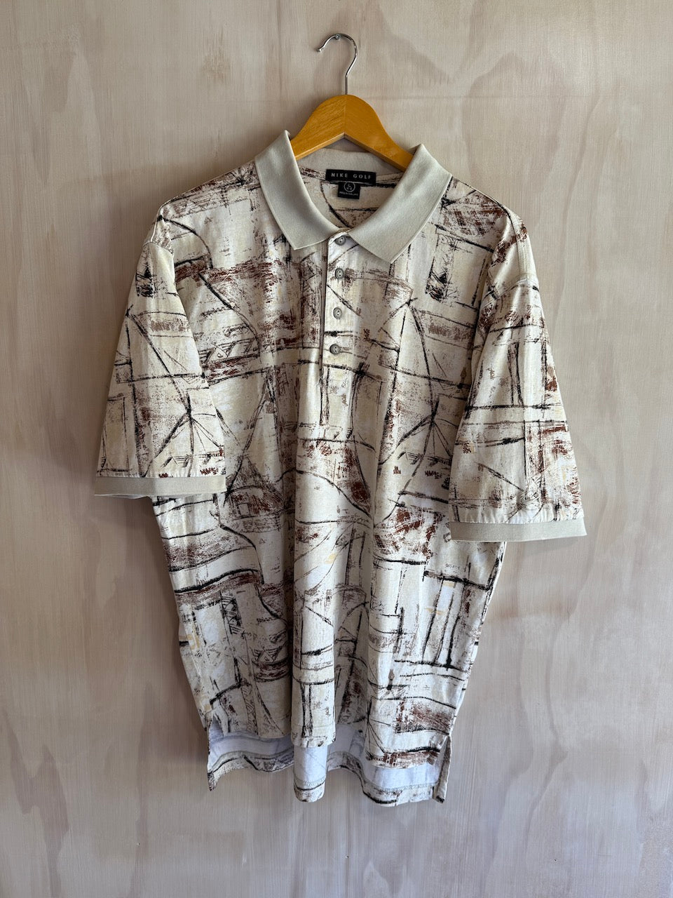 Vintage Abstract Nike Golf Polo (XL)