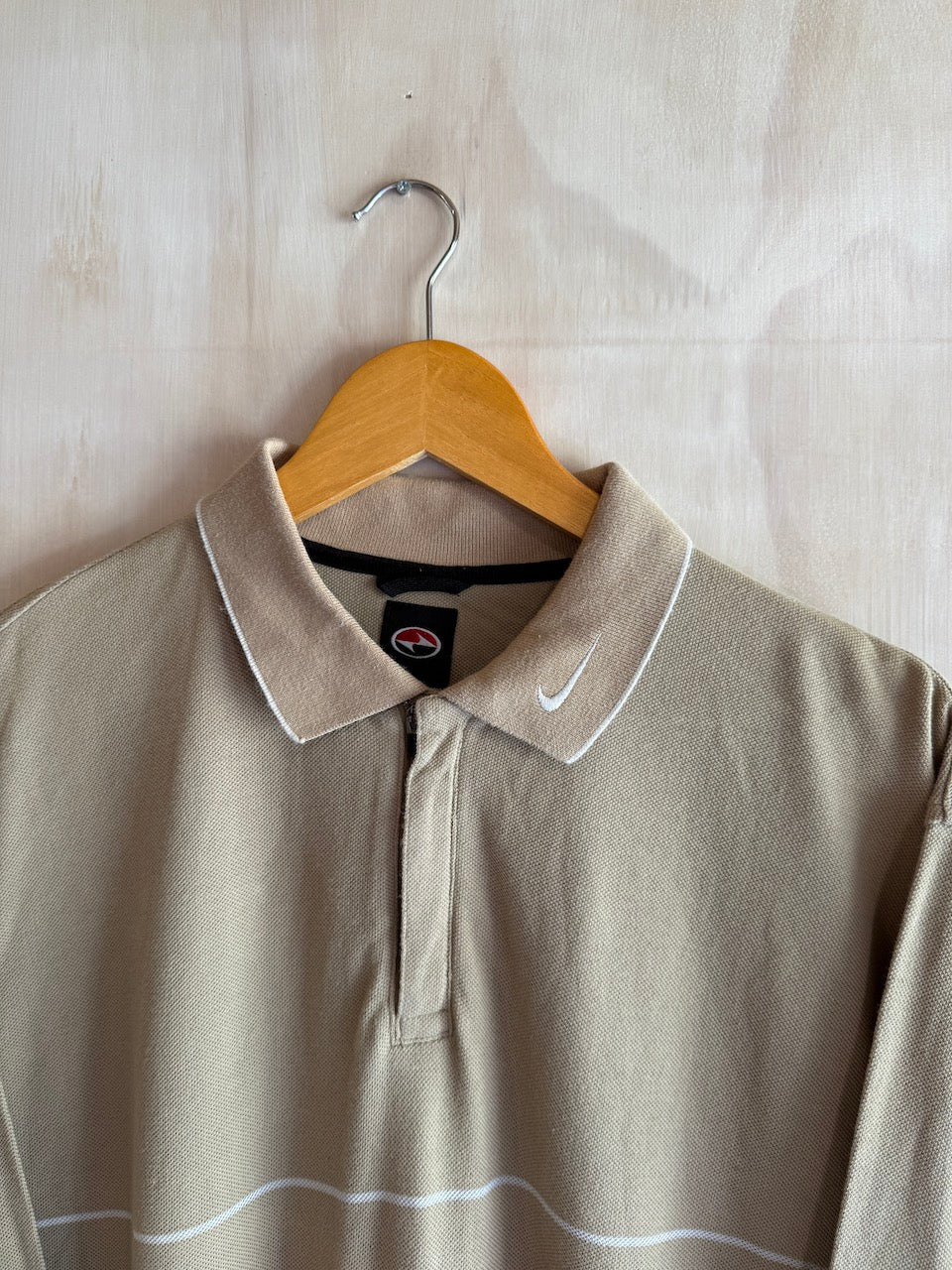 Vintage Tiger Woods 1/4 Zip Long Sleeve Nike Golf Polo (XL)