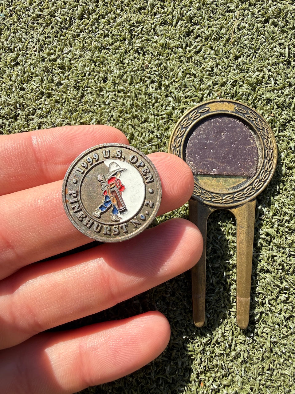 1999 Pinehurst #2 U.S. Open Ball Marker & Pitch Tool